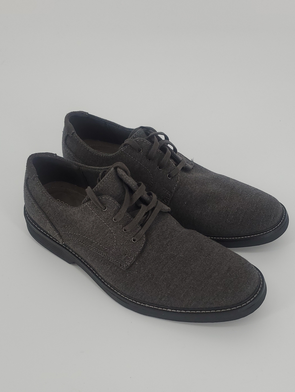 Men's Dockers NeverWet Parkway Gray Casual Dress Shoes Size 10 M